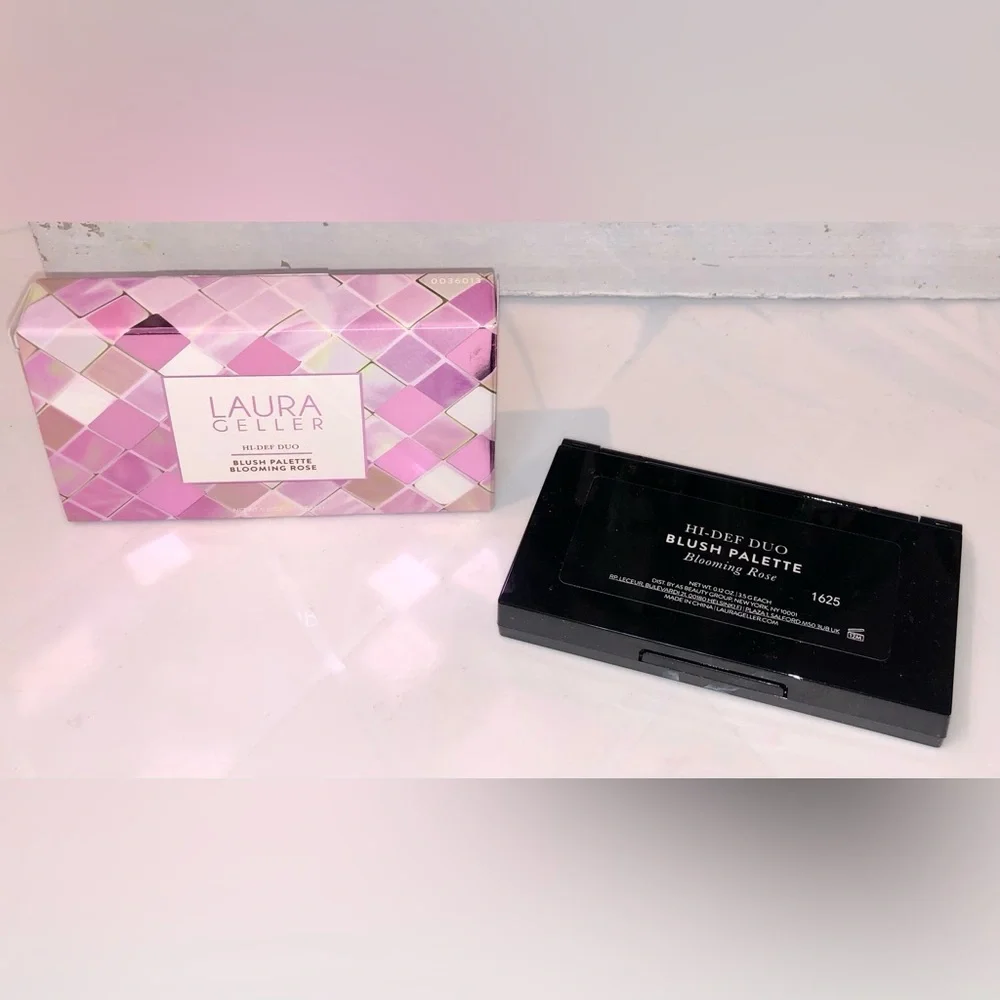 BNIB Laura Geller Hi-Def Duo Blush Palette - Blooming Rose - Picture 7 of 7